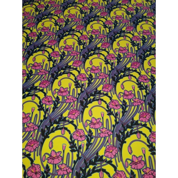 Printed stretch viscose fabric Piero Moretti