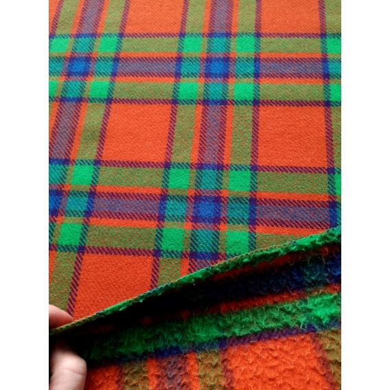 Wool coat fabric CHECK