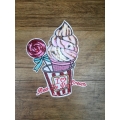 Applique Patch  ICECREAM