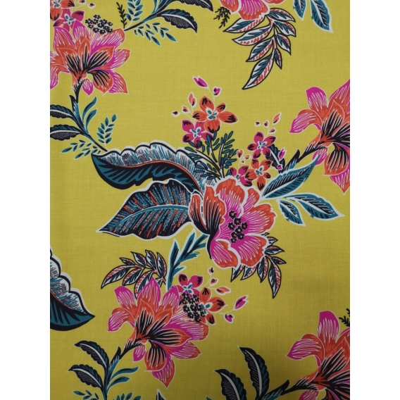 Printed viscose fabric