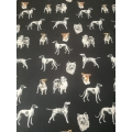 Printed cotton popeline