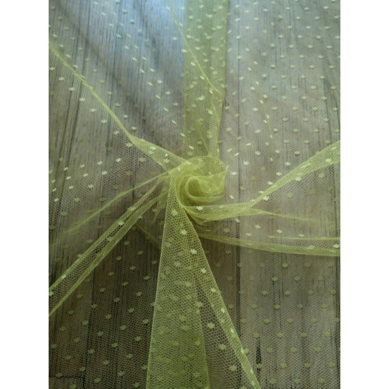 Tulle fabric with dots