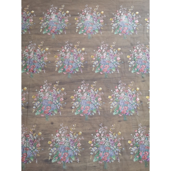 Tulle embroidery fabric