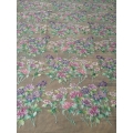 Tulle embroidery fabric