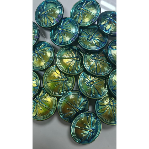 Glass button 30mm