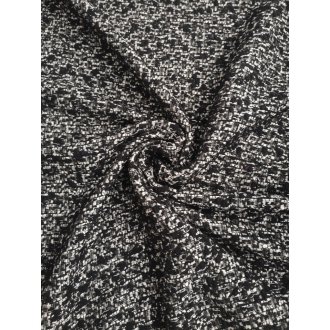 Wool boucle fabric