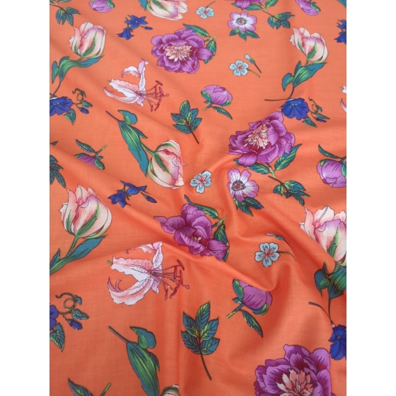 Printed cotton fabric