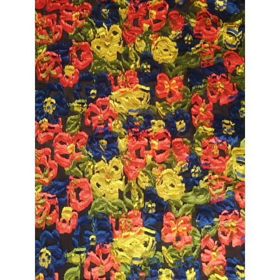 Silk organza jacquard