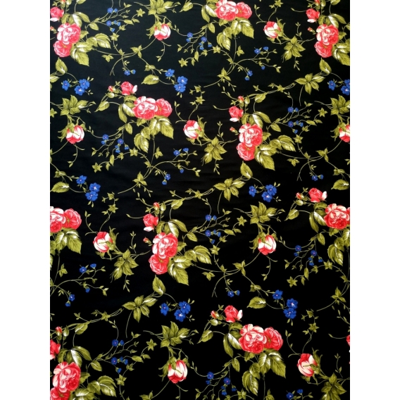 Stretch cotton fabric