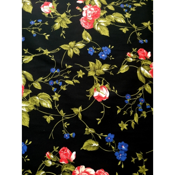 Stretch cotton fabric