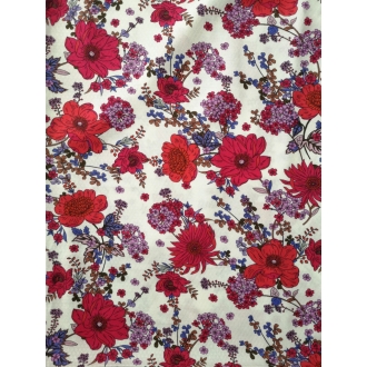 Viscose printed