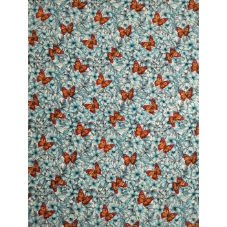 Viscose printed