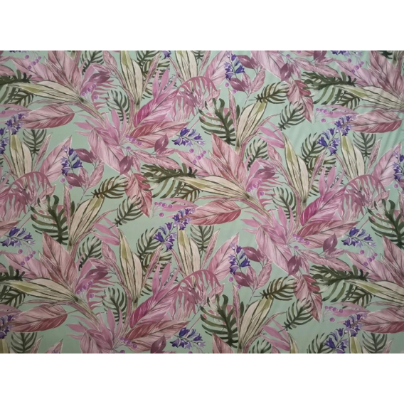 Printed viscose fabric