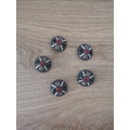 Metal button 26mm