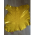 Metallic leather goat golden laminated