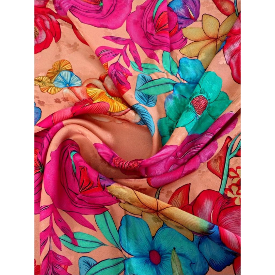 Hodvábny satén žakard