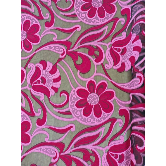 Hodvábna organza žakard