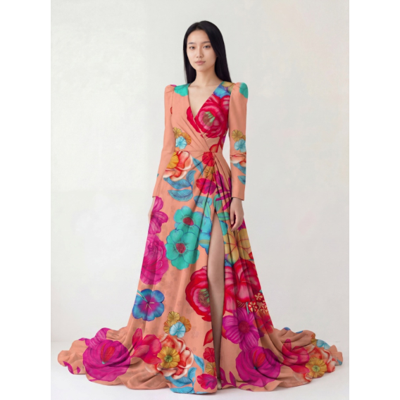 Hodvábny satén žakard