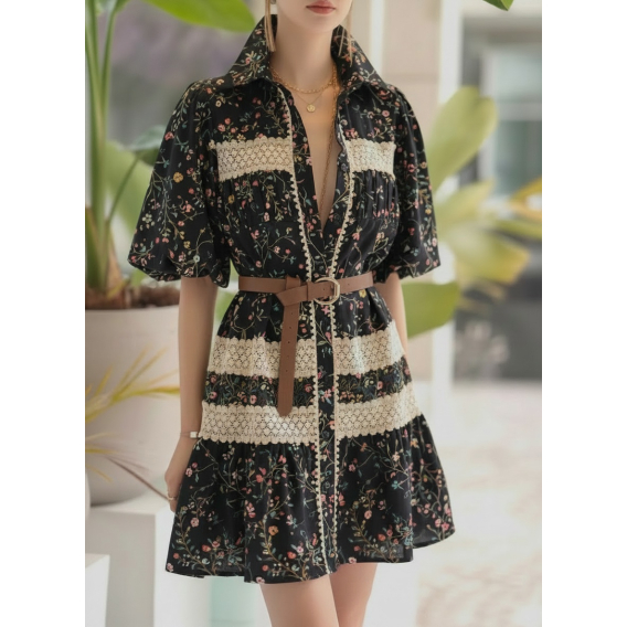Printed viscose fabric