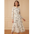 Crepe de chine print
