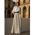 White plisse fabric