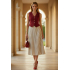 White plisse fabric