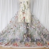 Tulle embroidery fabric
