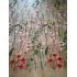 Tulle embroidery fabric