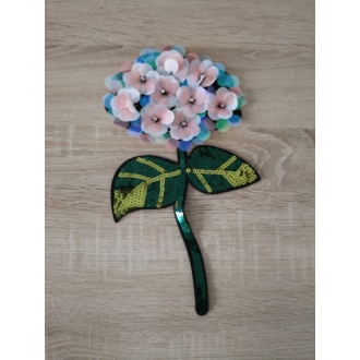 Applique trim bloosom