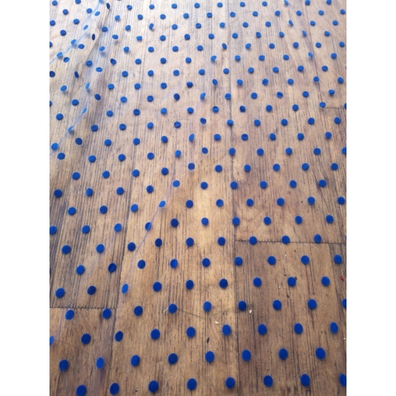 Tulle fabric with dots