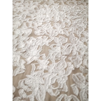 Silk organza jacquard