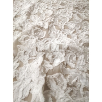 Silk organza jacquard