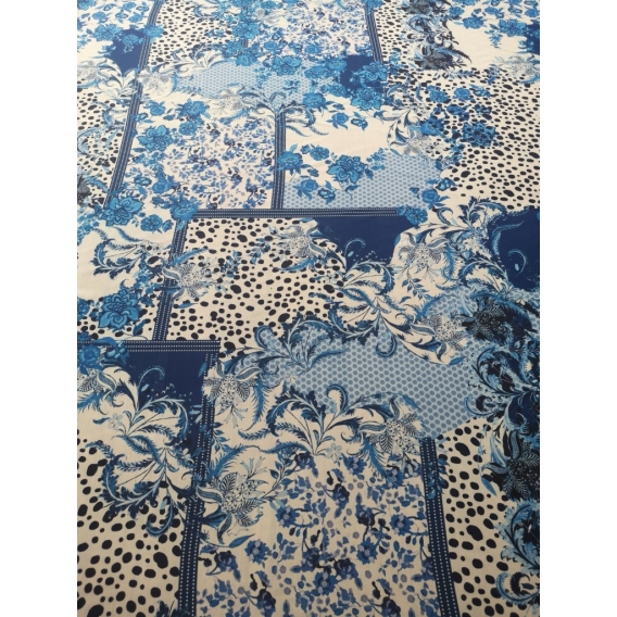 Crepe de chine print