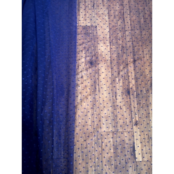 Tulle fabric with dots